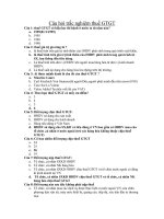 Câu hỏi trắc nghiệm thuế GTGT (Có đáp án)