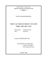 Nhân vật trẻ em trong văn xuôi thiếu nhi việt nam 