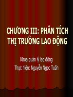 Bài Giảng Phân Tích Thị Trường Lao Động