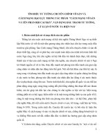 TIỂU LUẬN   tư tưởng về CHUYÊN CHÍNH vô sản và CÁCH MẠNG bạo lực TRONG tác PHẨM CÁCH MẠNG vô sản và tên PHẢN bội CAUXKY   ý NGHĨA đối với CUỘC đấu TRANH tư TƯỞNG lý LUẬN HIỆN NAY