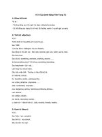 Vị trí của từ loại trong Tiếng Anh