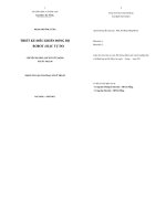 Tóm tắt Thiết kế điều khiển đồng bộ robot 4 bậc tự do