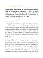 TIỂU LUẬN   tư TƯỞNG CHÍNH TRỊ PHÁP lý hồ CHÍ MINH