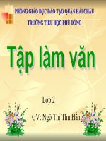 tập làm văn lớp 2 tuần 16 