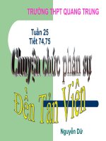 TUAN25 CHUYEN CHUC PHAN SU DEN TAN VIEN 