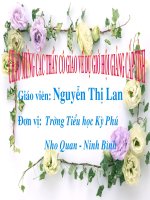 Mở rộng vốn từ sức khoẻ LTVC lớp 4 số 11 