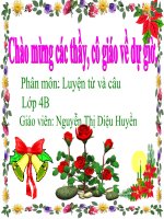 Vị ngữ trong câu kể ai thế nào LTVC lớp 4 số 5 