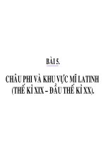 TIẾT 6 CHÂU PHI và KHU vực mỹ LA TINH 