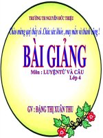 Mở rộng vốn từ tài năng LTVC lớp 4 số 2 