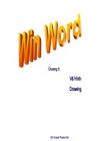 Win Word Vẽ Hình Drawing