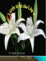 Chủ ngữ trong câu kể ai là gì LTVC lớp 4 số 15 