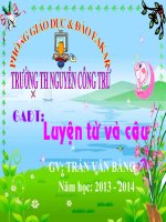 Vị ngữ trong câu kể ai làm gì LTVC lớp 4 số 6 