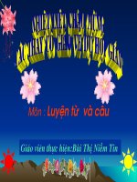 Mở rộng vốn từ cái đẹp LTVC lớp 4 số 10 