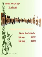 Bài 3  chiến tranh giành độc lập của các thuộc địa anh ở bắc mĩ nửa sau thế kỉ XVIII   lịch sử 11 