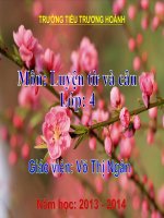 Bài giảng dùng câu hỏi vào mục đích khác LTVC lớp 4 số 6 