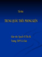 Trung quốc thời phong kiến   lịch sử 10 