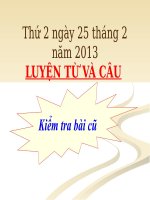 Câu kể ai là gì LTVC lớp 4 số 16 