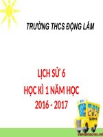 Bài 8  thời nguyên thuỷ trên đất nước ta 