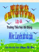 Chủ ngữ trong câu kể ai làm gì LTVC lớp 4 số 5 