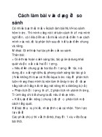 Cách làm bài văn dạng đề so sánh 
