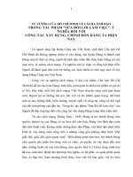 TIỂU LUẬN   tư TƯỞNG hồ CHÍ MINH về CÁCH LÃNH đạo TRONG tác PHẨM sửa đổi lối làm VIỆC   ý NGHĨA đối với CÔNG tác xây DỰNG, CHỈNH đốn ĐẢNG HIỆN NAY