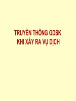 Tuyên truyền về công tác phòng chống dịch cúm a 