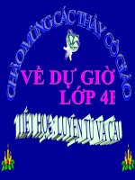 Câu kể ai làm gì LTVC lớp 4 số 10 