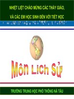 Bài giảng lịch sử 10 sự HÌNH THÀNH các VƯƠNG QUỐC PHONG KIẾN ở tây âu 