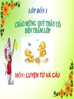 Mở rộng vốn từ đồ chơi và trò chơi LTVC lớp 4 số 4 