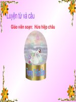 Chủ ngữ trong câu kể ai làm gì LTVC lớp 4 số 7 