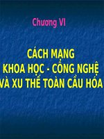 Bài giảng lịch sử 12 cách mạng khoa học   công nghệ và xu thế toàn cầu hoá nửa sau thế kỉ XX 
