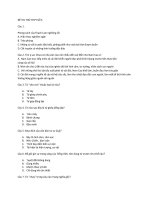 50 câu trắc nghiệm văn 2 