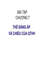 BT chuong 7  hóa đại cương
