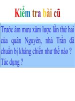 Ba lần kháng chiến chống quân xâm lược mông   nguyên (thế kỉ XIII)   lịch sử 7 