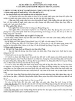 Đề cương môn đường lối cách mạng của đảng cộng sản việt nam 