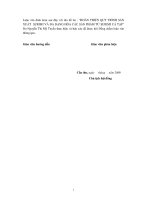 Luận văn Hoàn thiện quy trình sản xuất Surimi và đa dạng hóa các sản phẩm từ Surimi cá tạp