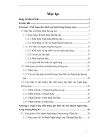 Luận văn Nâng cao chất lượng bảo lãnh của Chi nhánh Ngân hàng Công thương Đống Đa