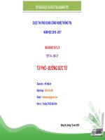 BÀI GIẢNG vật lí 9 từ PHỔ   ĐƯỜNG sức từ 