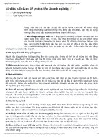 10 điều cần làm để phát triển doanh nghiệp   cẩm nang nghề nghiệp 