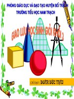 Hoạt động ngoài giờ lên lớp khối 3 