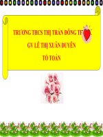 ĐẠI số 7 TIẾT  ôn tập học kì 1 