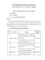 FILE TRIỂN KHAI kế HOẠCH bài tập NHÓM