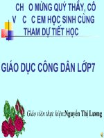 Bài 16 tiết 27 Quyền tự do tín ngưỡng tôn giáo GDCD 7