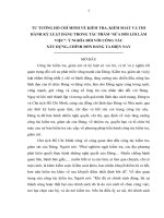 TIỂU LUẬN   tư TƯỞNG hồ CHÍ MINH về KIỂM TRA, KIỂM SOÁT và THI HÀNH kỷ LUẬT ĐẢNG TRONG tác PHẨM sửa đổi lối làm VIỆC   ý NGHĨA TRONG CÔNG tác xây DỰNG, CHỈNH đốn ĐẢNG HIỆN NAY