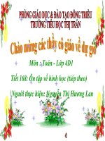 ÔN tập về HÌNH học TIẾP THEO 