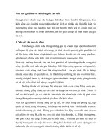 TIỂU LUẬN   văn hóa GIAI ĐÌNH và VAI TRÒ của NGƯỜI CAO TUỔI