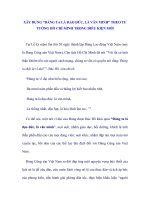 TIỂU LUẬN   xây DỰNG ĐẢNG TA là đạo đức là văn MINH TRONG điều KIỆN mới