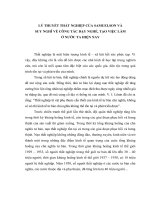 TIỂU LUẬN CHUYÊN NGÀNH   lý TUYẾT THẤT NGHIỆP của SAMUELSON và SUY NGHĨ về CÔNG tác dạy NGHỀ tạo VIỆC làm ở nước TA HIỆN NAY