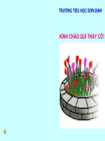 Một số hoạt động ở trường TNXH lớp 3 số 6 