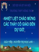 bài giảng tích hợp liên môn Hóa học 11- Bài 12 Phân bón hóa học